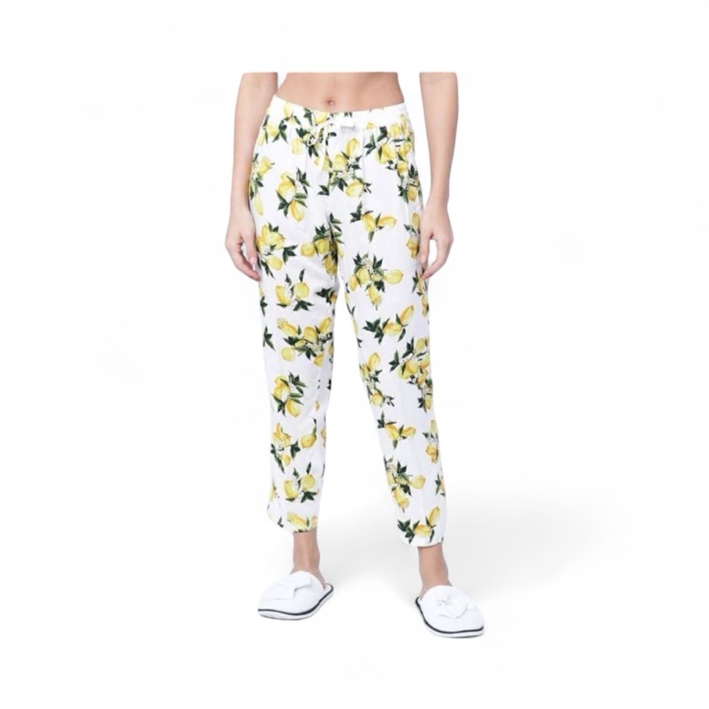 Solitaire Swim Lemon Print Lounge Pants - Size L